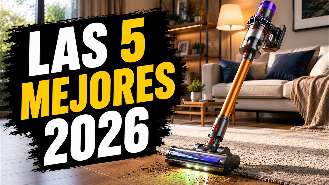 5 Mejores Aspiradoras de Escoba sin Cable de 2026 [Aspiradoras Inalámbricas