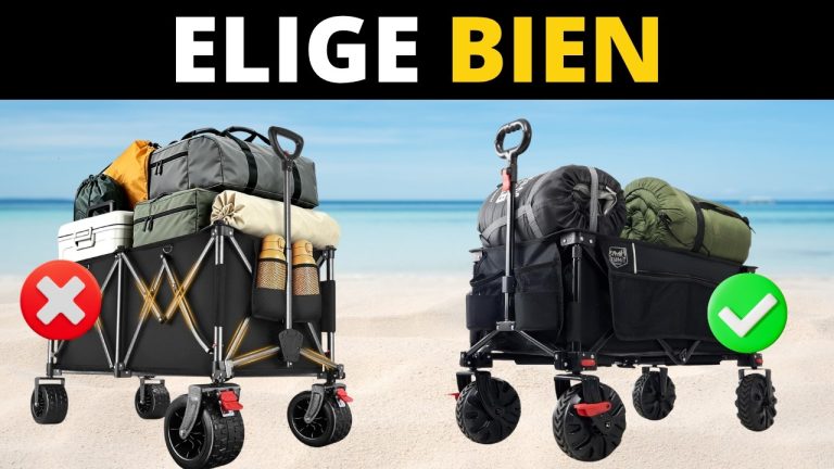 carro de playa plegable