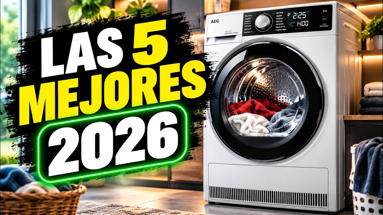 5 MEJORES Lavadoras Secadoras de Amazon en 2026 [Calidad Precio]