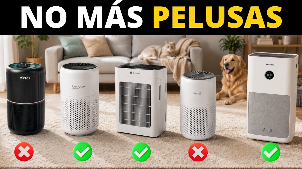5 Mejores Purificadores de Aire para Casas con Mascotas de 2026