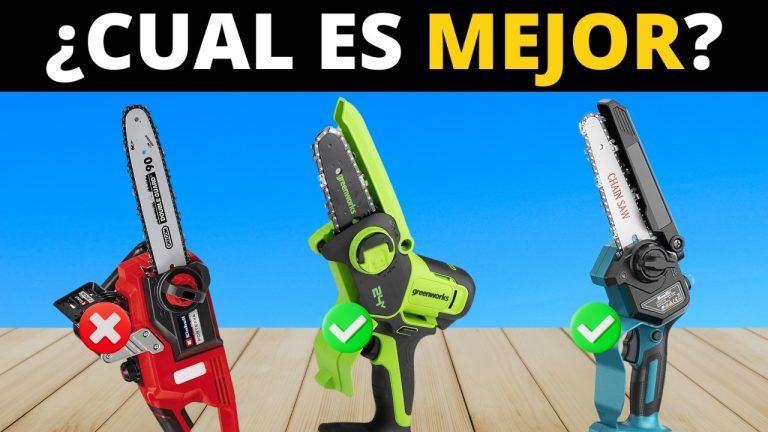 mejores motosierras eléctricas 2026