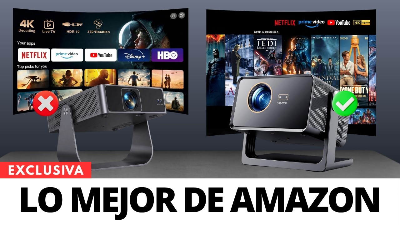 proyectores portátiles 4k de calidad