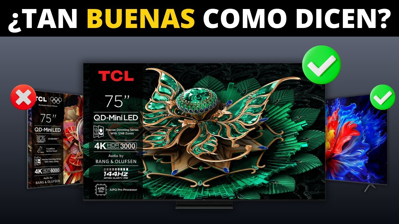televisores tcl mini led de calidad precio