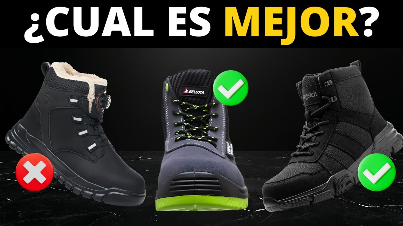 zapatos de seguridad cómodos para trabajar